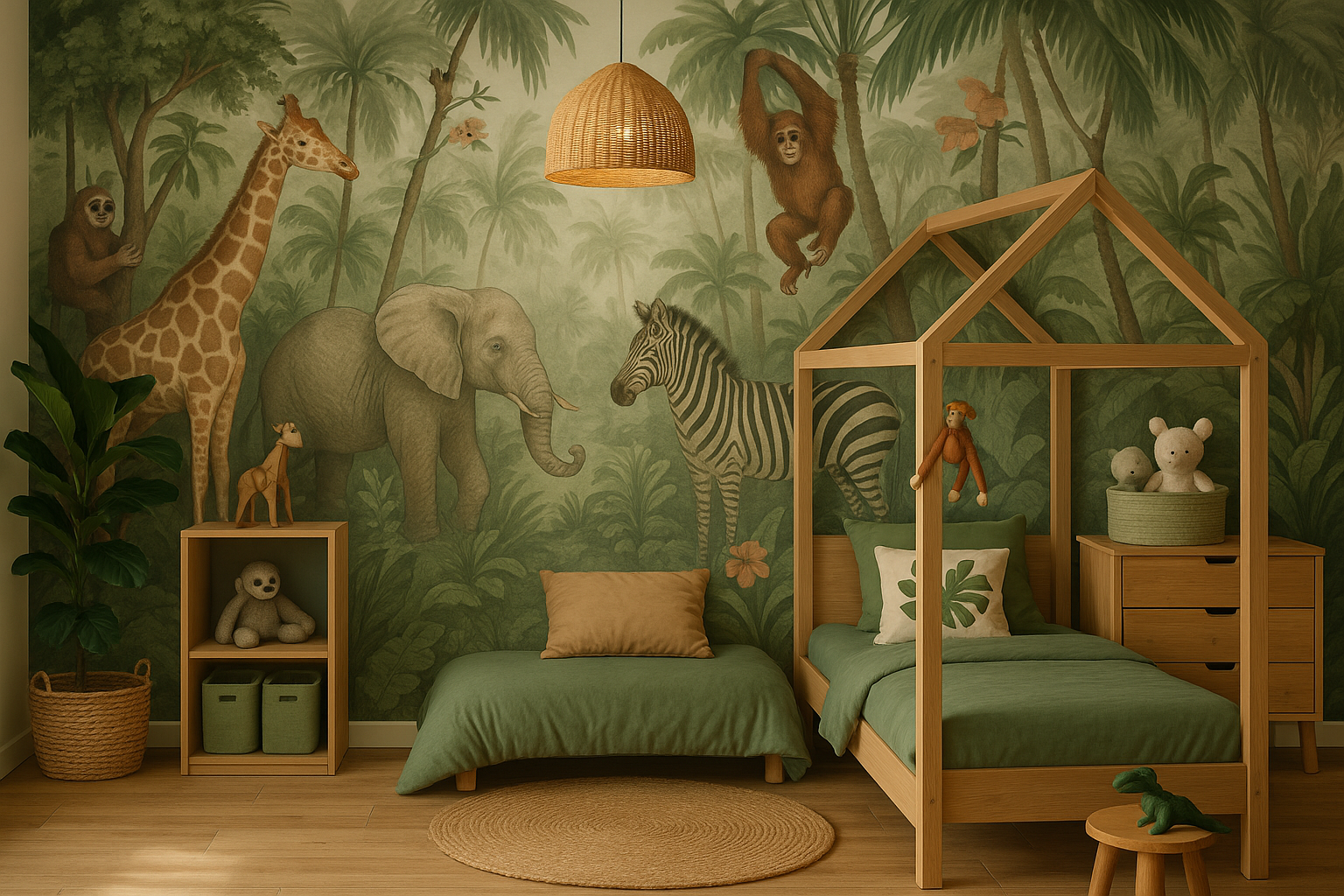 Kinderkamer jungle