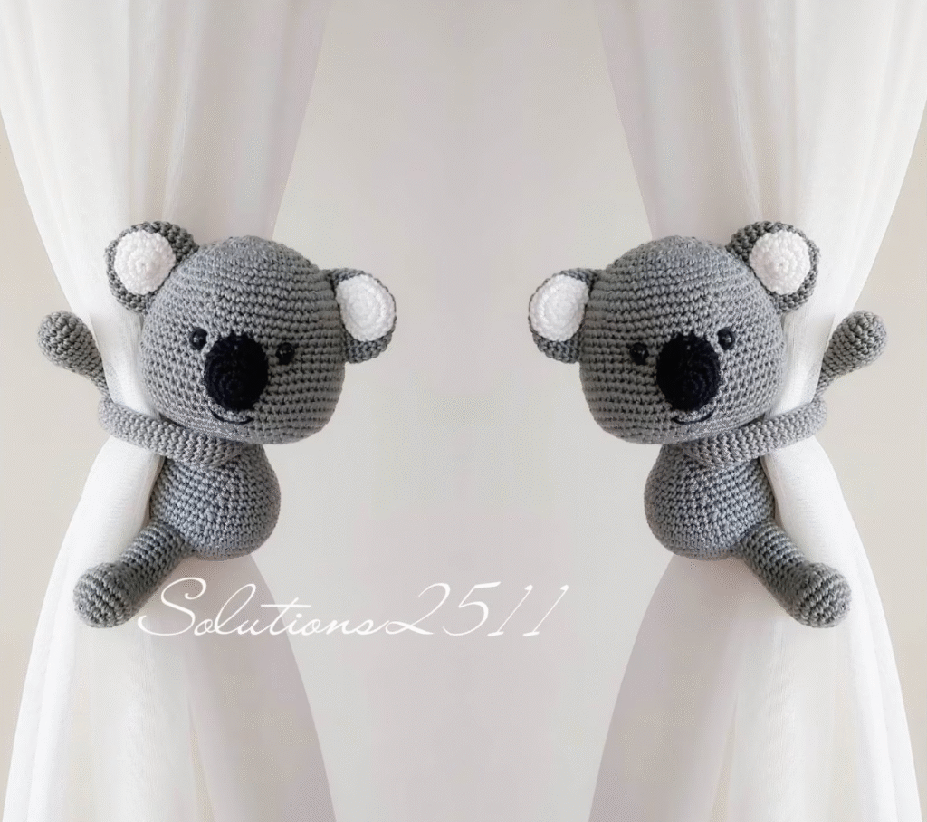 Koala gordijnhouder