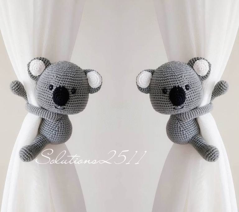 Koala gordijnhouder