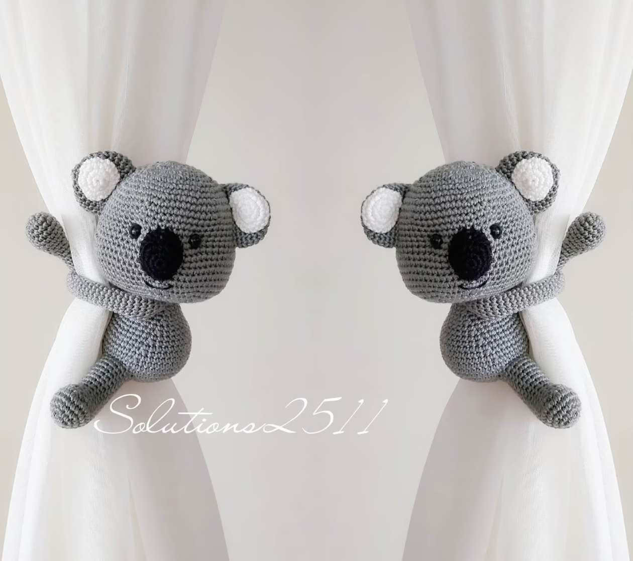 Koala gordijnhouder